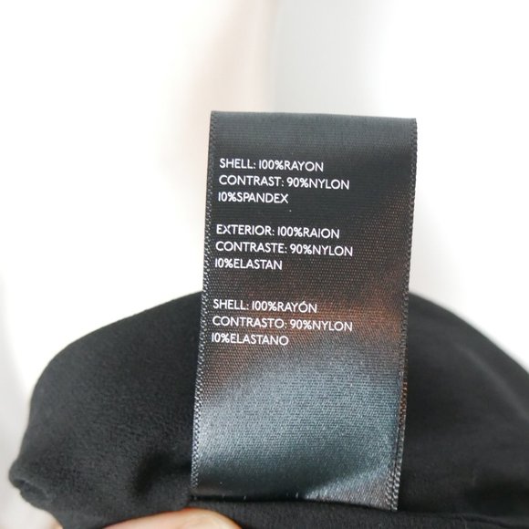 Sui by Anna Sui Black Blouse Silky with Lace and Embroider Details Large - Picture 9 of 16